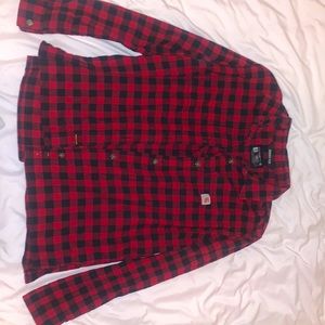 Carhartt button up flannel